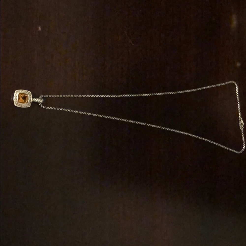 Authentic Stunning David Yurman Citrine Necklace